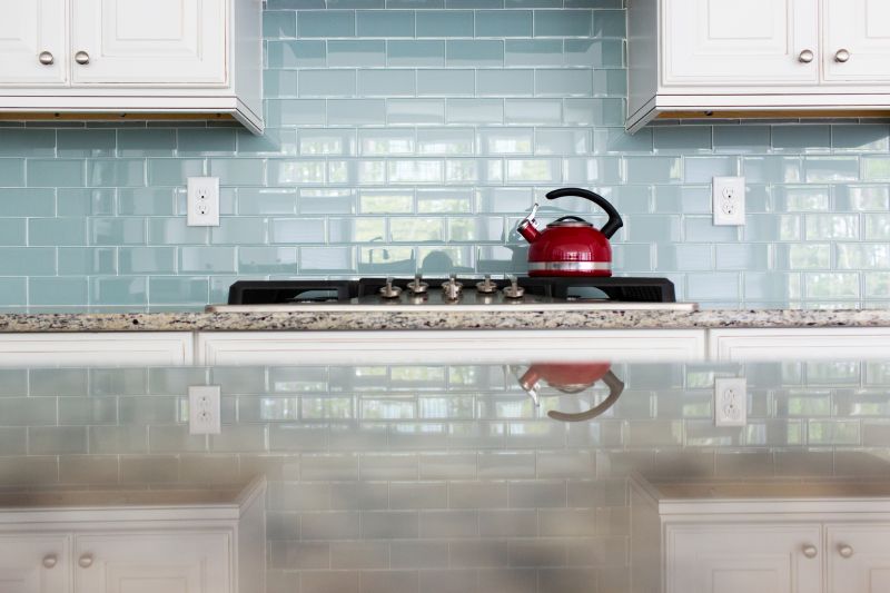 Elegant Glass Backsplash